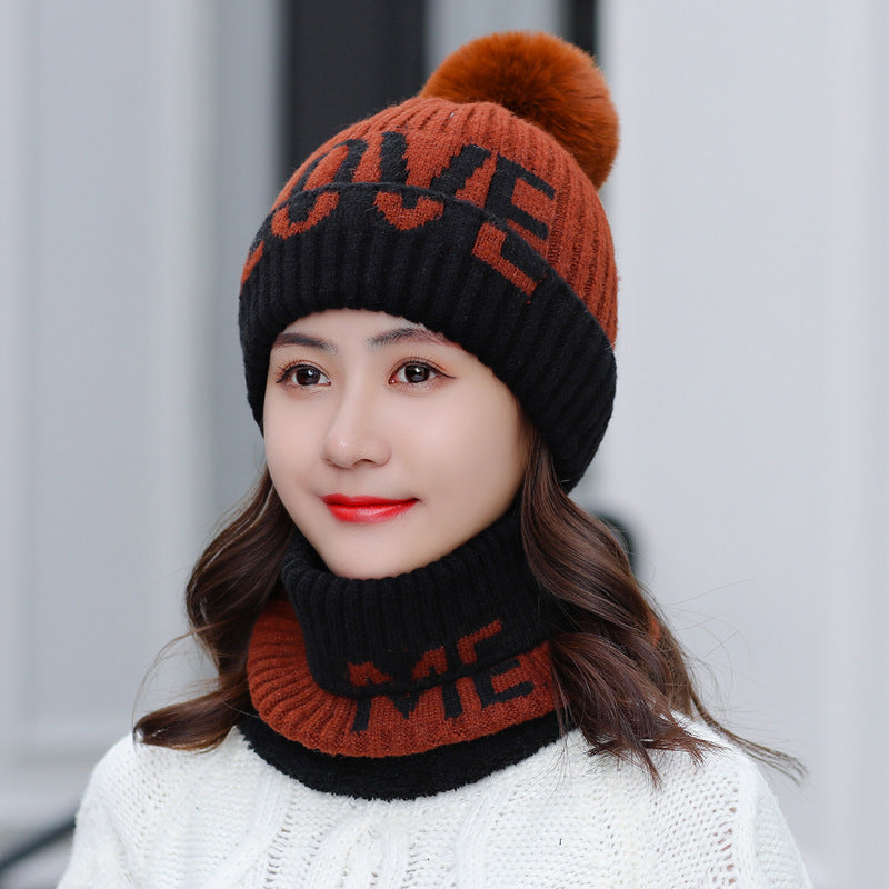 Women's Fleece Woolen Hat For Travel Thermal Equipment