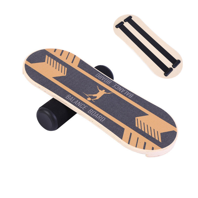 Non Slip Yoga Balance Board Rehabilitation Training Wood