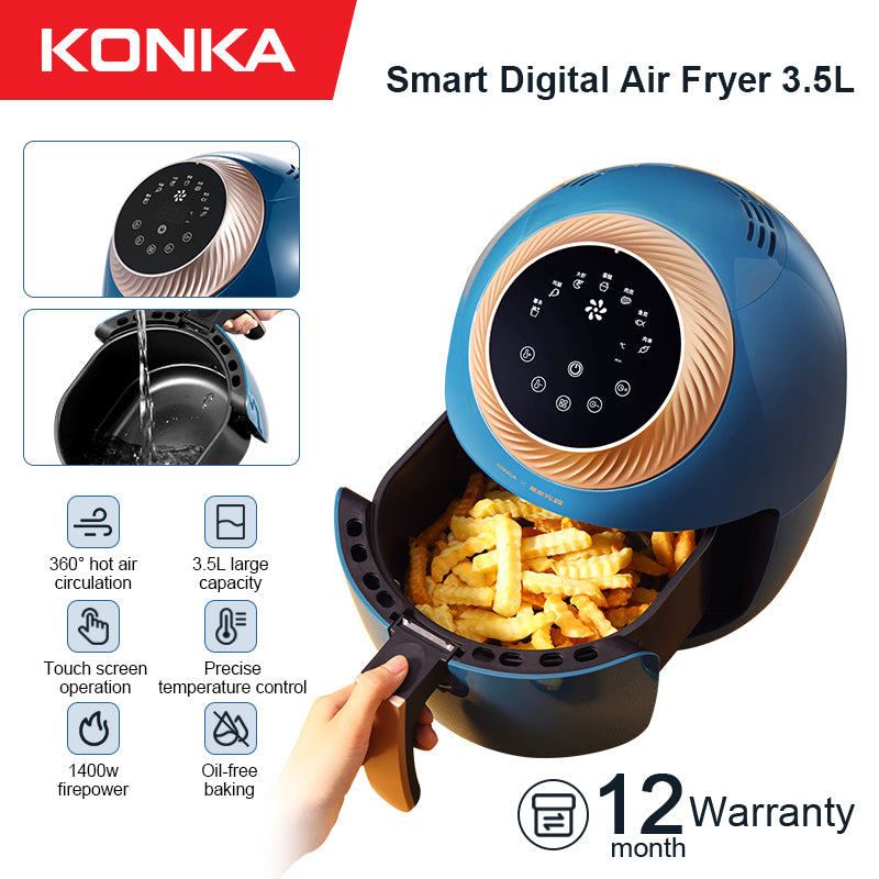 Multifunctional Non Oily Fume Free Intelligent Timing Electric Fryer