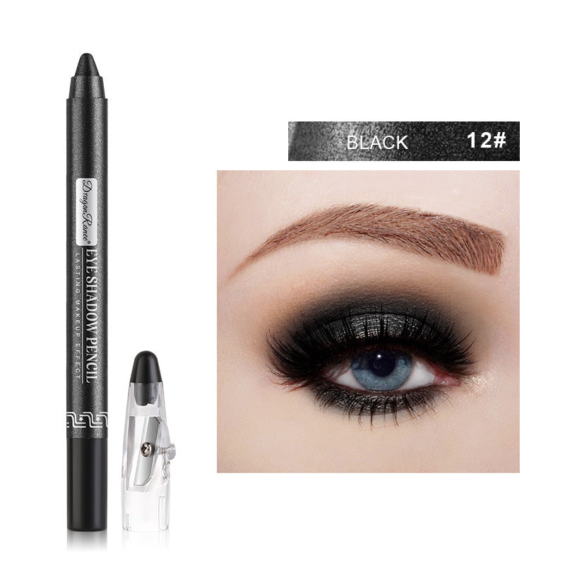 Eyeliner Eye Shadow Stick Shadow Pearlescent Eyeliner With Penknife Bubble Pen