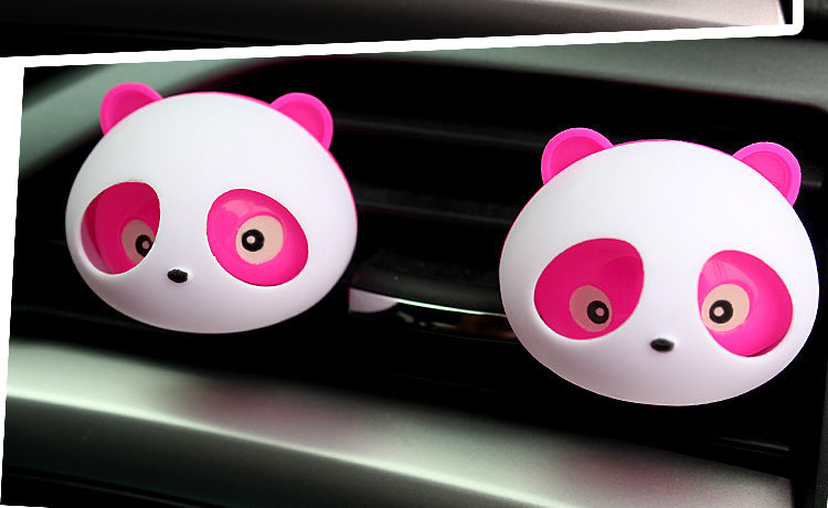 Essence Elysium presents: Panda Car Perfume. Cute Solid Aromatherapy for Your Car Seats.