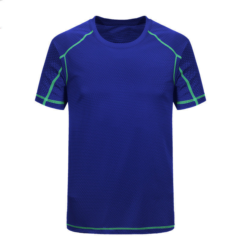 Silk Quick-drying Shirt Round Neck Men's Gas T-shirt