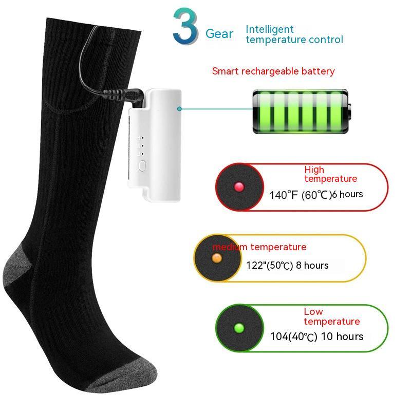 Ski Warm Charging Invisible Heating Socks