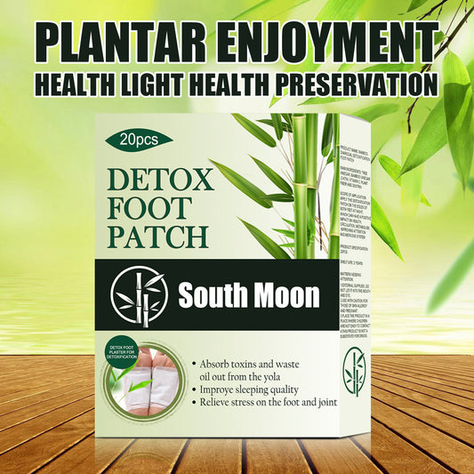 Natural Bamboo Charcoal Foot Patch Detoxification Improves Headaches