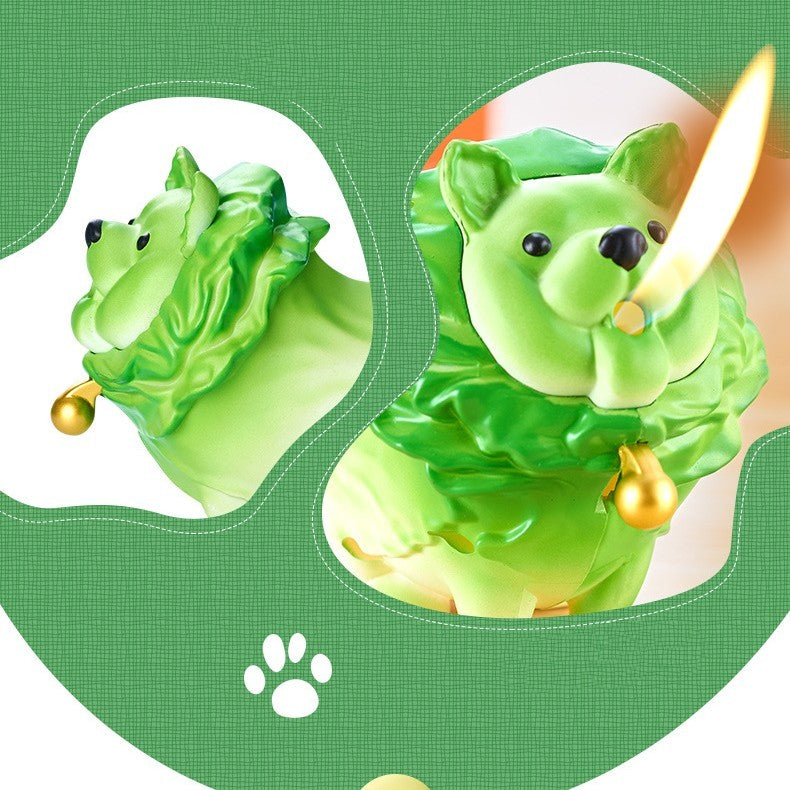 Creative Jade Cabbage Dog Gas Lighters