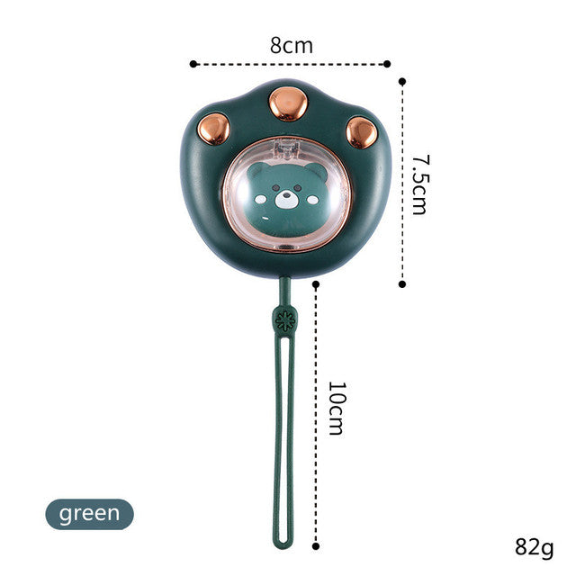 Mini elektryczny podgrzewacz do rąk łapa kota śliczny pazur grzejnik zimowy szybkie nagrzewanie kieszeń na akumulator USB przenośny mały Mini podgrzewacz do rąk