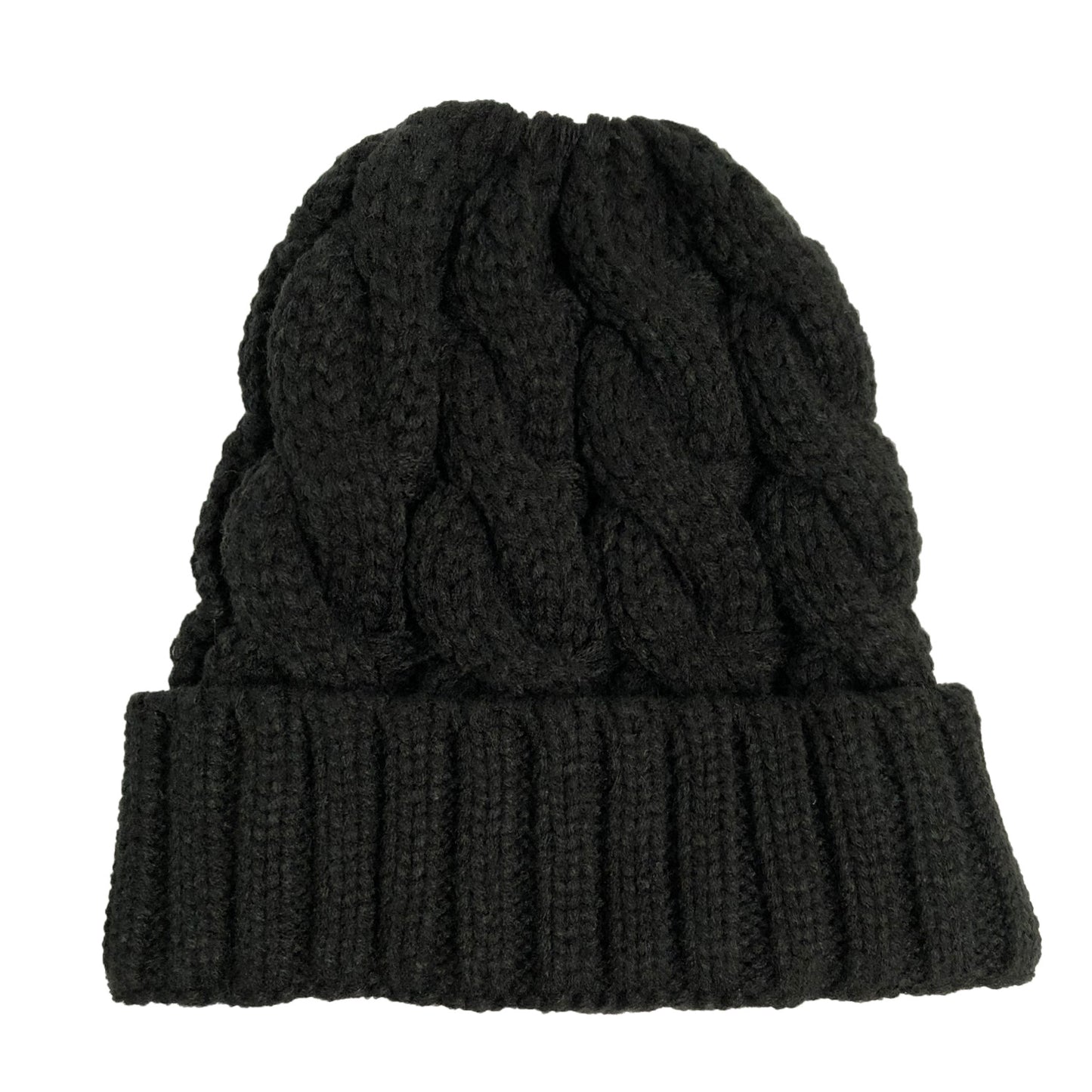 Trendy Curled Monochrome Wool Thermal Hat