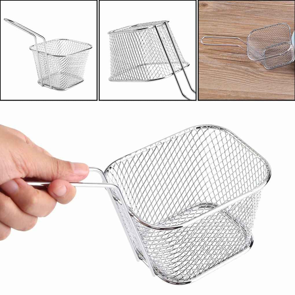 Stainless Steel Plating Western Food Fryer Basket