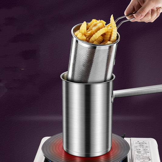 Stainless Steel Fryer For Household Mini Fuel Saving