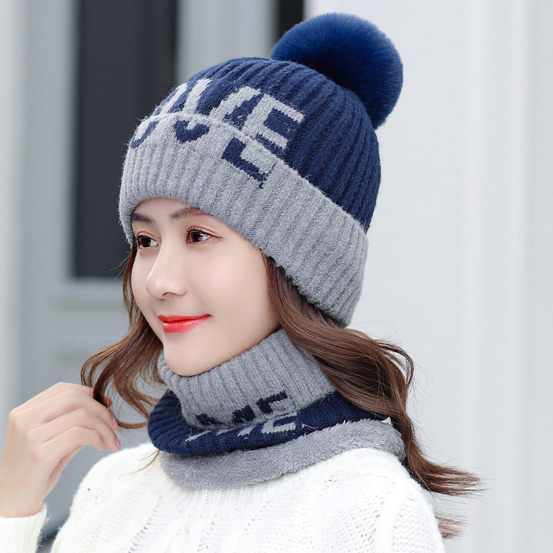 Women's Fleece Woolen Hat For Travel Thermal Equipment