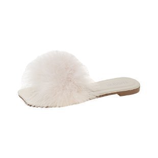 Women's Summer Flat Fashion Fur Slipper