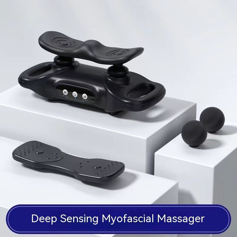 New Waist Double-headed Fascia Massager