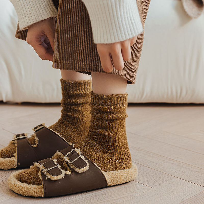 CozyCloud: Woll-Wintersocken für Damen – wärmend und dick für ultimative Wärme