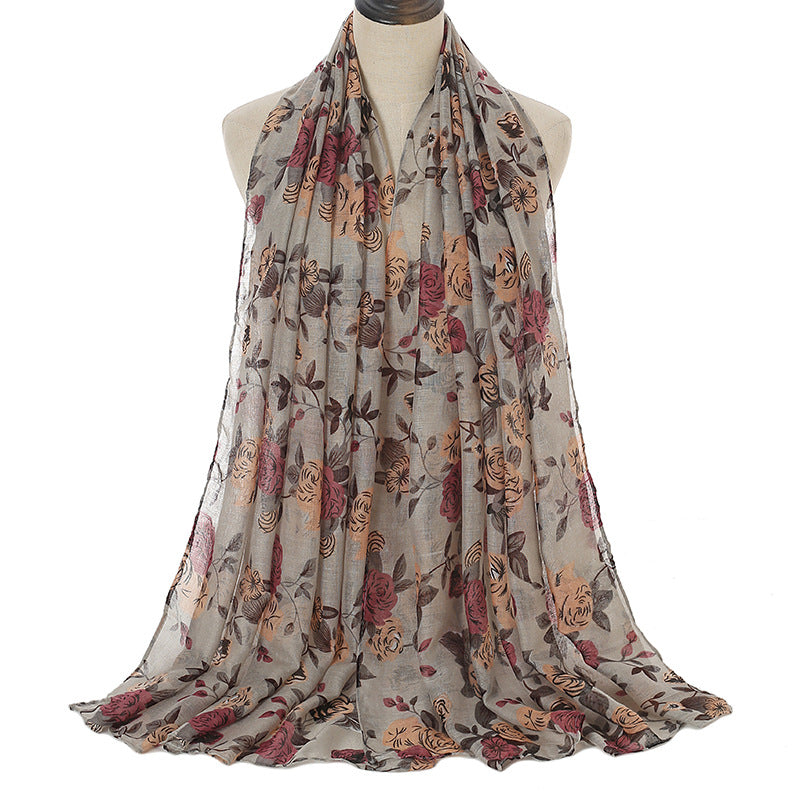 Printed Towel Travel Shawl Scarf