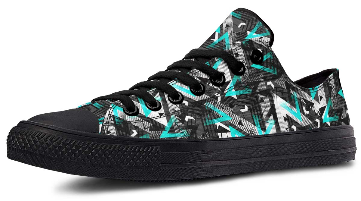 UrbanKicks Mosaic Fashion Printed Couple High Top Canvas Shoes