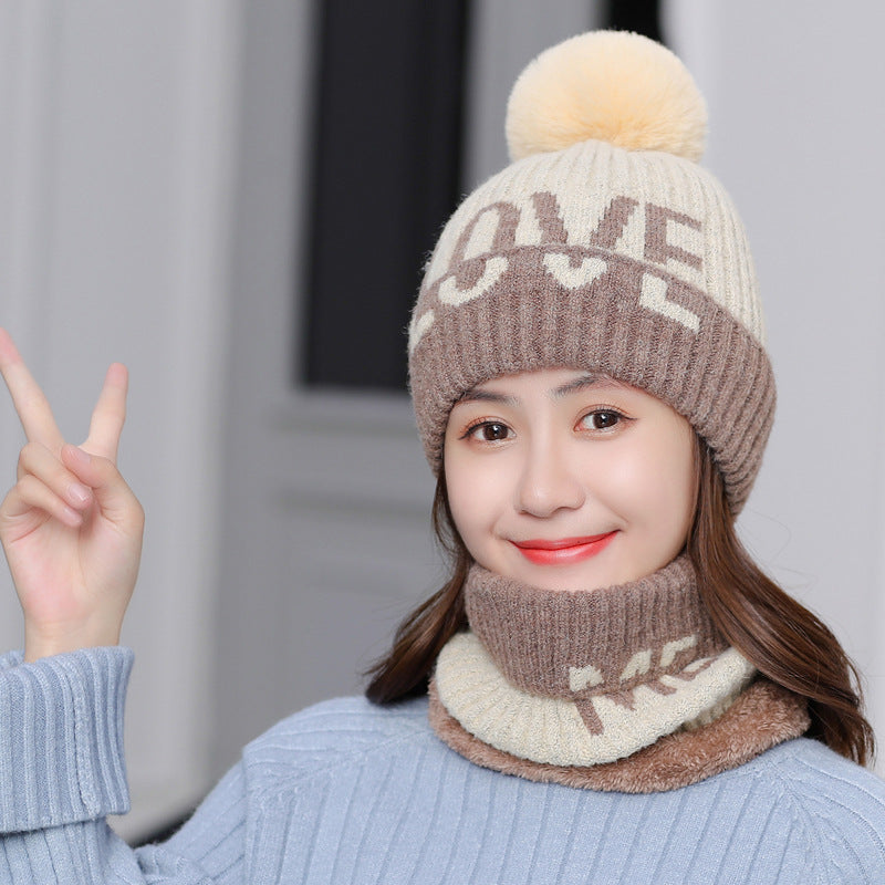 Women's Fleece Woolen Hat For Travel Thermal Equipment