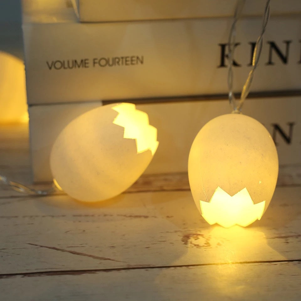 Easter Broken Shell Egg String Lights