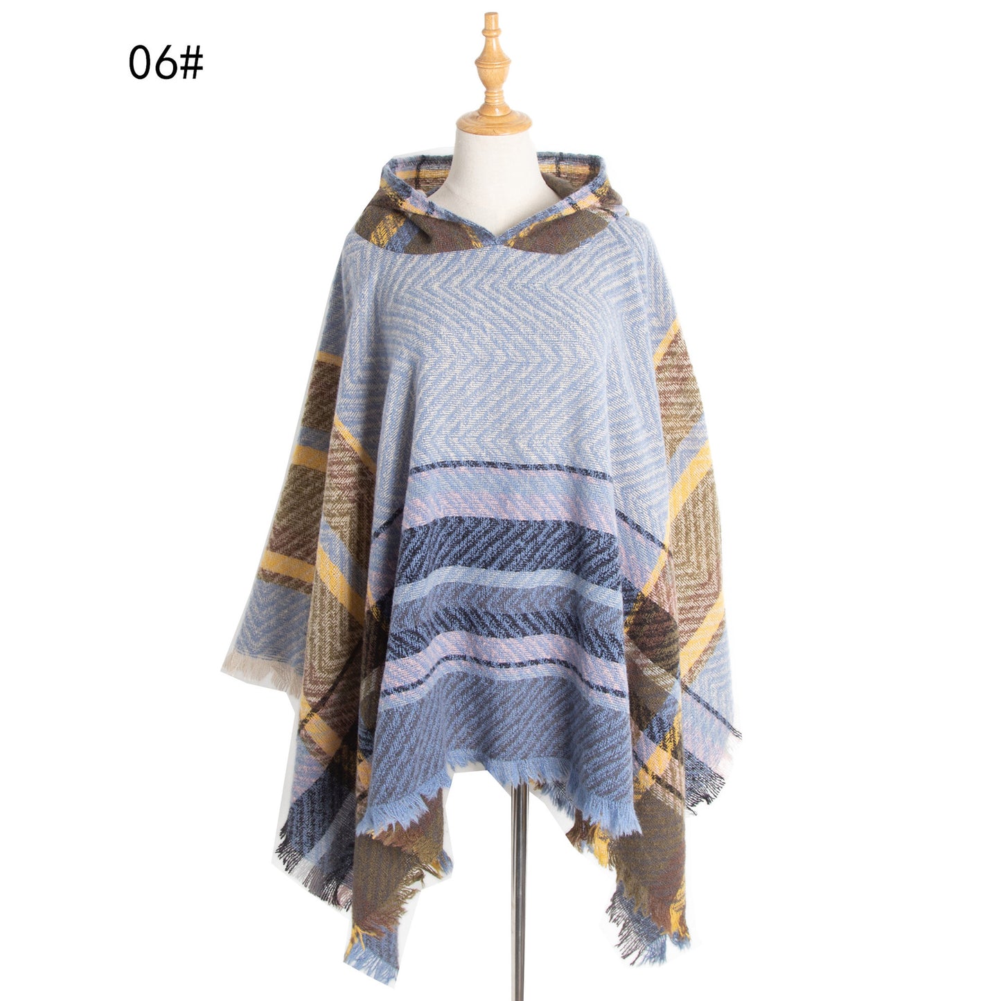 Women's Cloak Hooded Shawl Cape