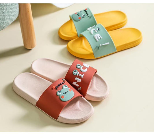 Female Summer Cartoon Bathroom House Slippers