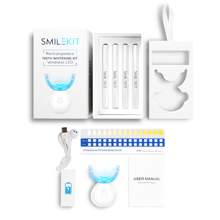 Teeth Whitening Wireless Charging Lamp Dental Instrument Kit