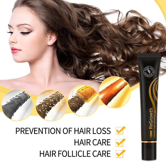 Regrowth Bio-Haarserum-Roller-Set, Haarpflege, Anti-Stripping-Flüssigkeit, geeignet für alle Arten von Haarausfall, nährende Kopfhaut