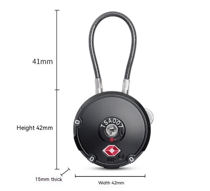 Wire Rope Suitcase Password Lock