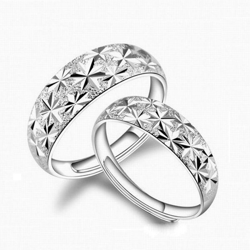 Gypsophila Paar Ring S925 Sterling Silber Armband