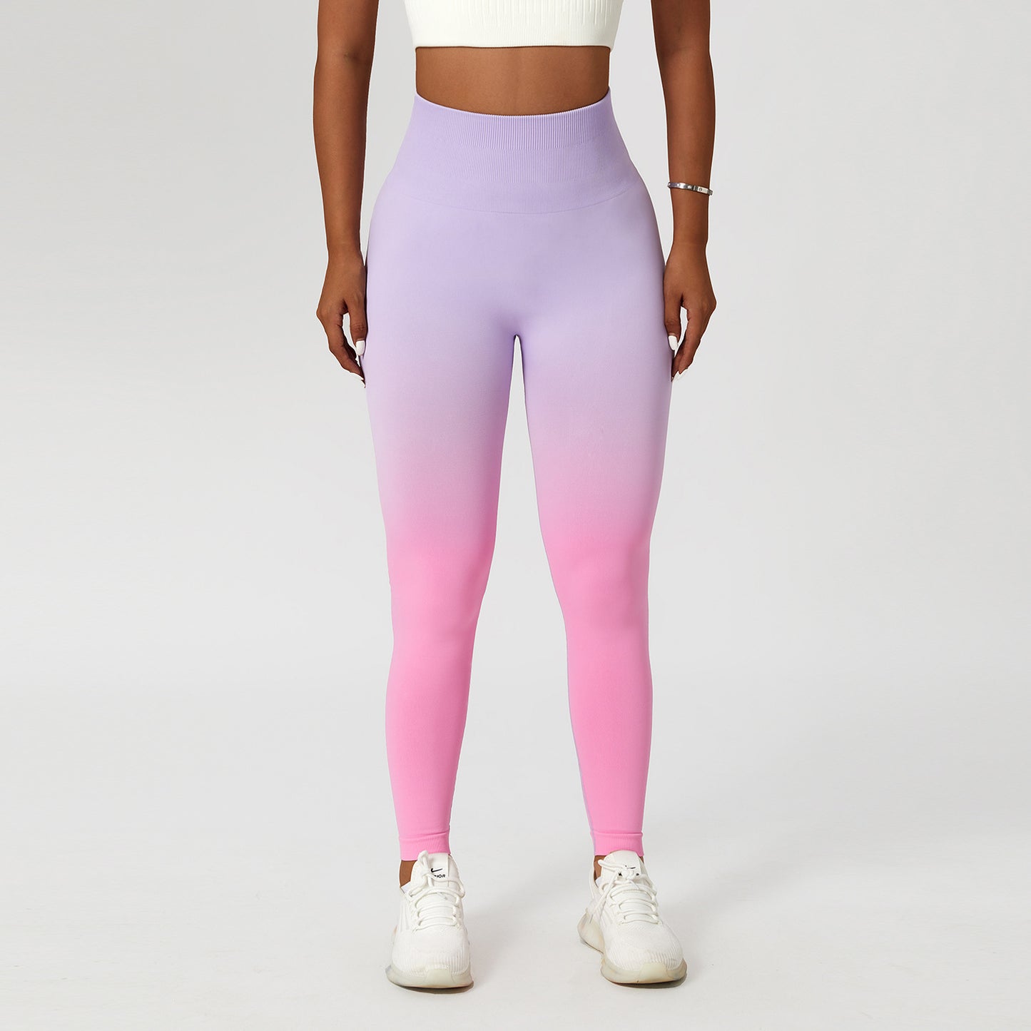 Gradient High Waist Fitness Tight Outdoor Pants: Stay Stylish and Supported During Workouts