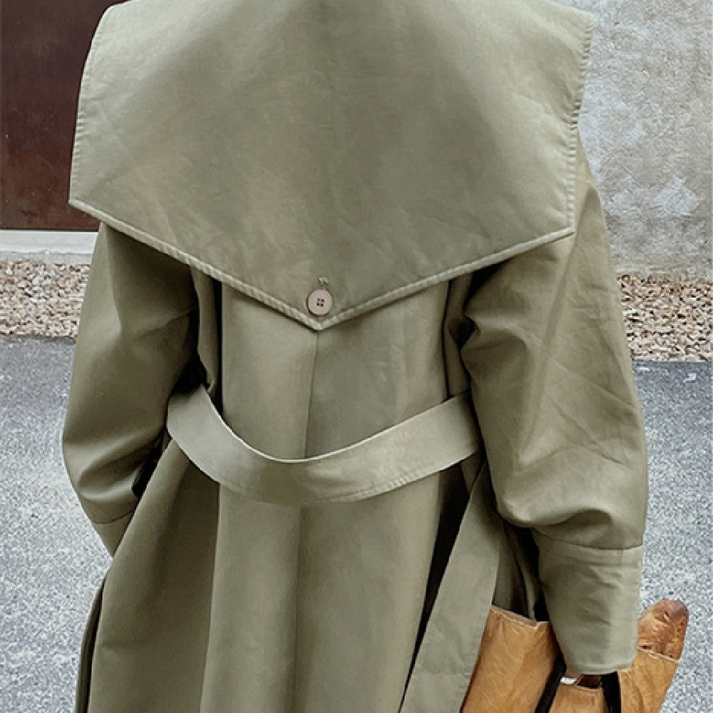 Modischer Trenchcoat mit Revers für Damen