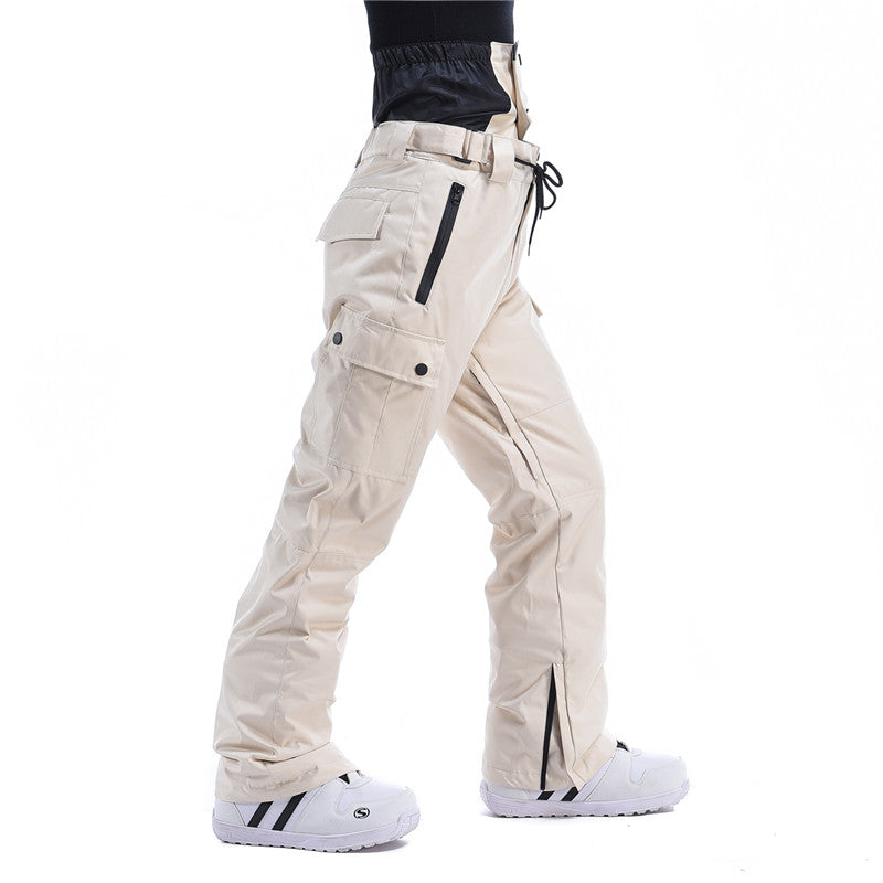 Men's And Women's South Korea Windproof Waterproof And Hard-wearing Breathable Fashion Ski Pants