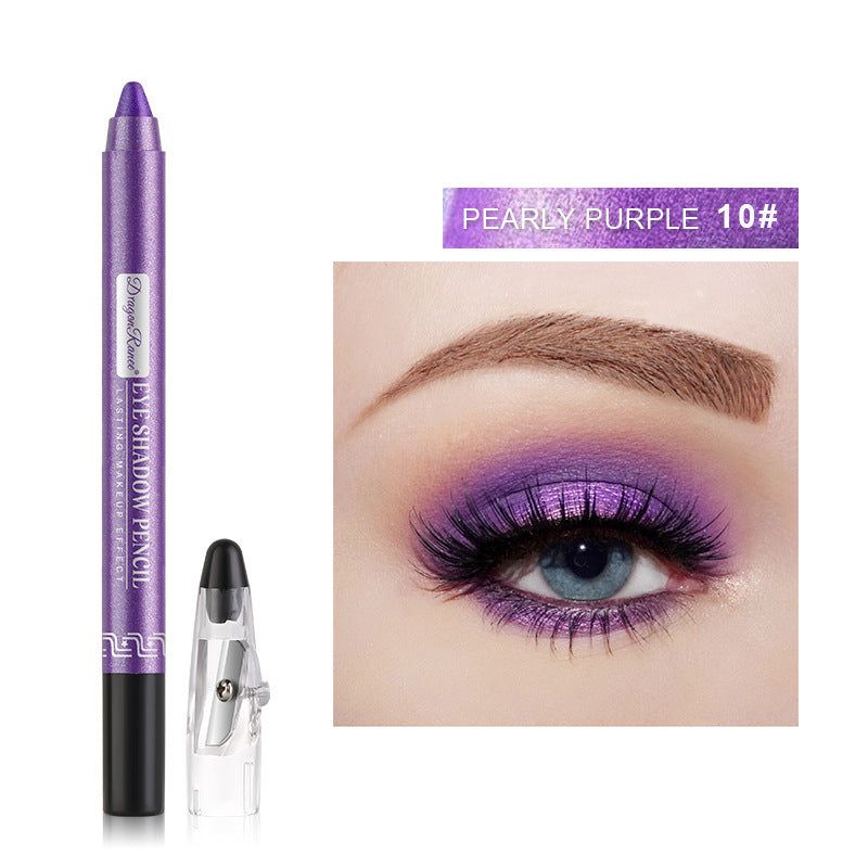 Eyeliner Eye Shadow Stick Shadow Pearlescent Eyeliner With Penknife Bubble Pen