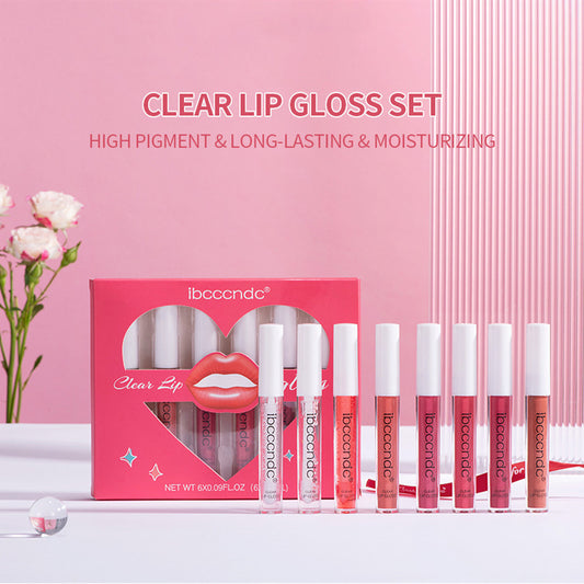 Transparenter Lipgloss-Anzug Flüssiger Lippenstift