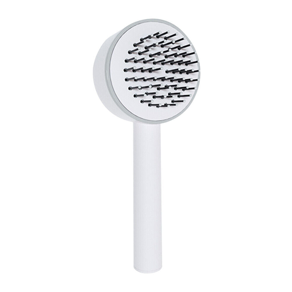 CN 3D Air Cushion Massager Brush With Retractable Bristles Self Cleaning Hair Brush Massage One-key Self-cleaning Hair Brush Anti-Static Airbag Massage Comb For Women Curly Hair Brush