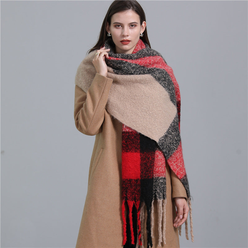 Women's Fashion Thickened Thermal Shawl Scarf