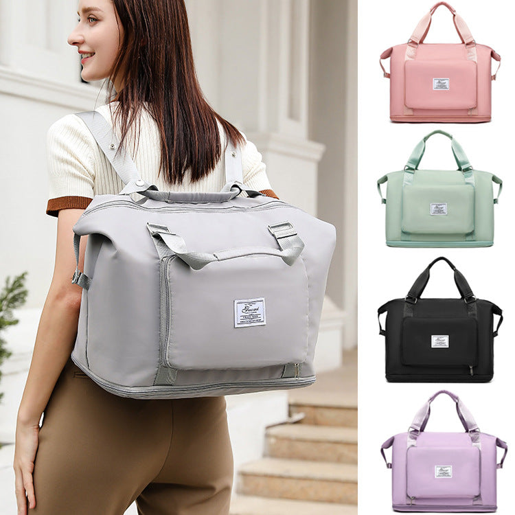 Faltbare Reisetaschen für Rucksack Handtasche Schultertasche Gym Fitness Weekender Übernachtung Frauen