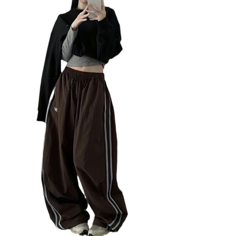 Women's Casual Elastic Waist Multi-color Trousers