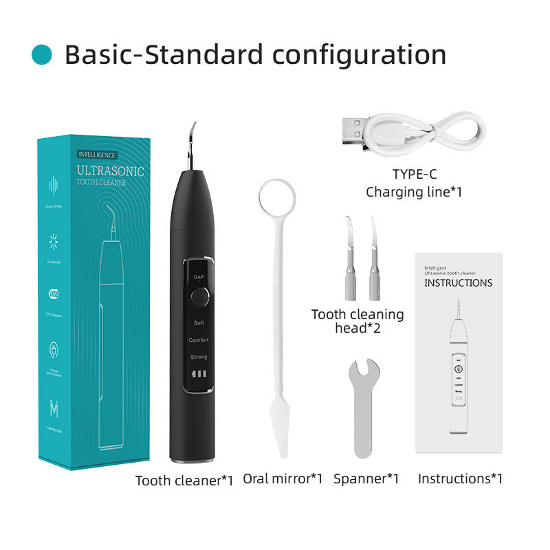 Visual Household Frequency Tracking Ultrasonic Dental Cleaner