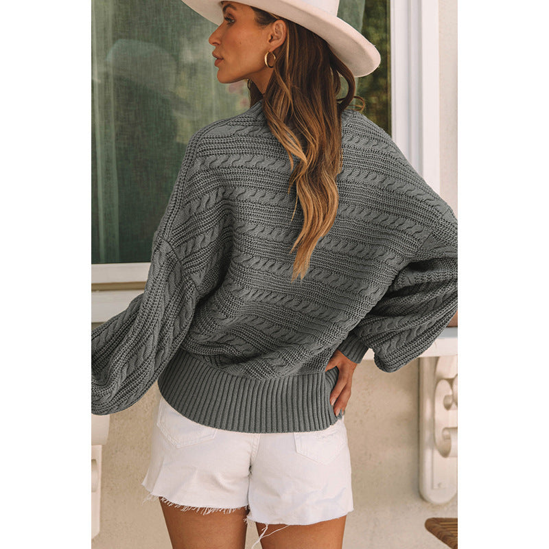 Damen Twist Strickpullover