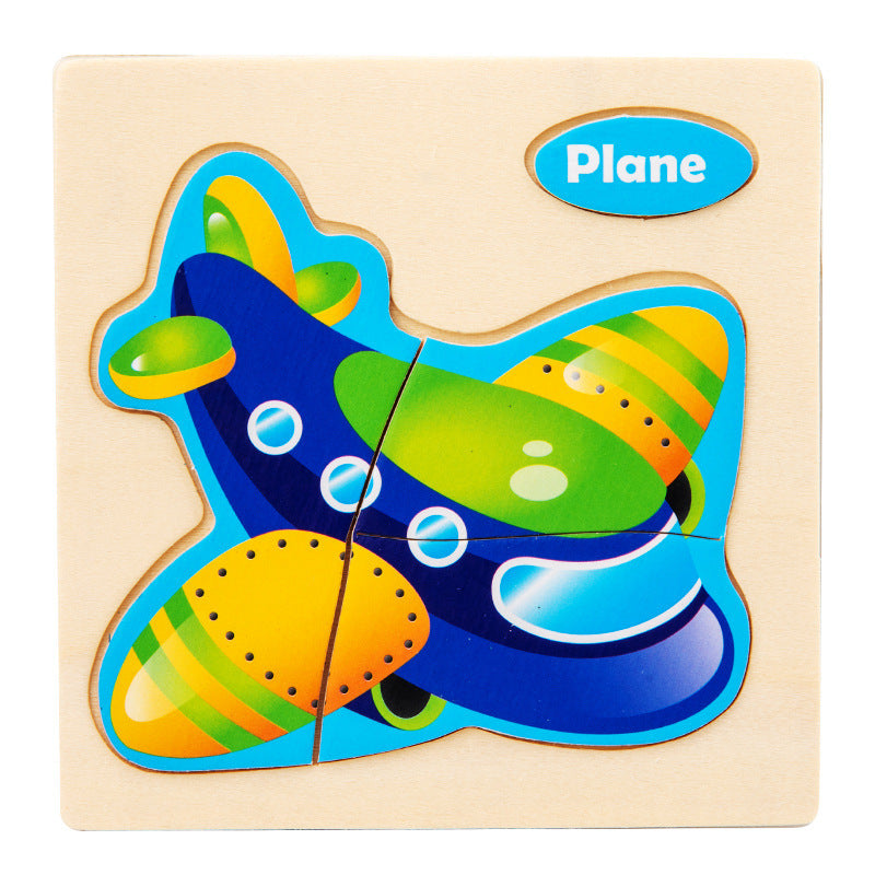 Three-dimensional Cartoon Pattern Puzzle Toy