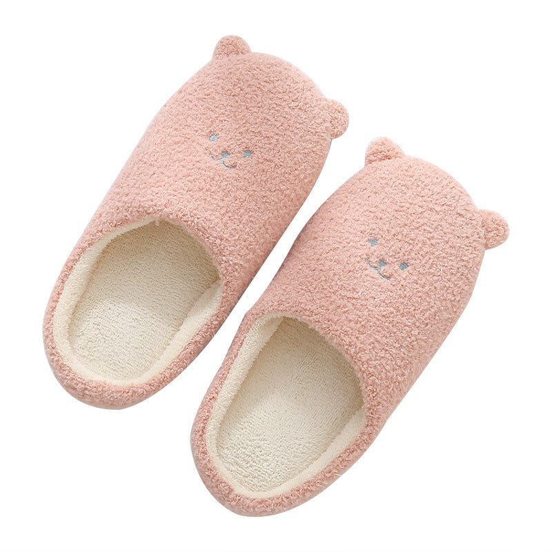 CoupleCozy: Winter warm cotton slippers designed for couples' comfort.