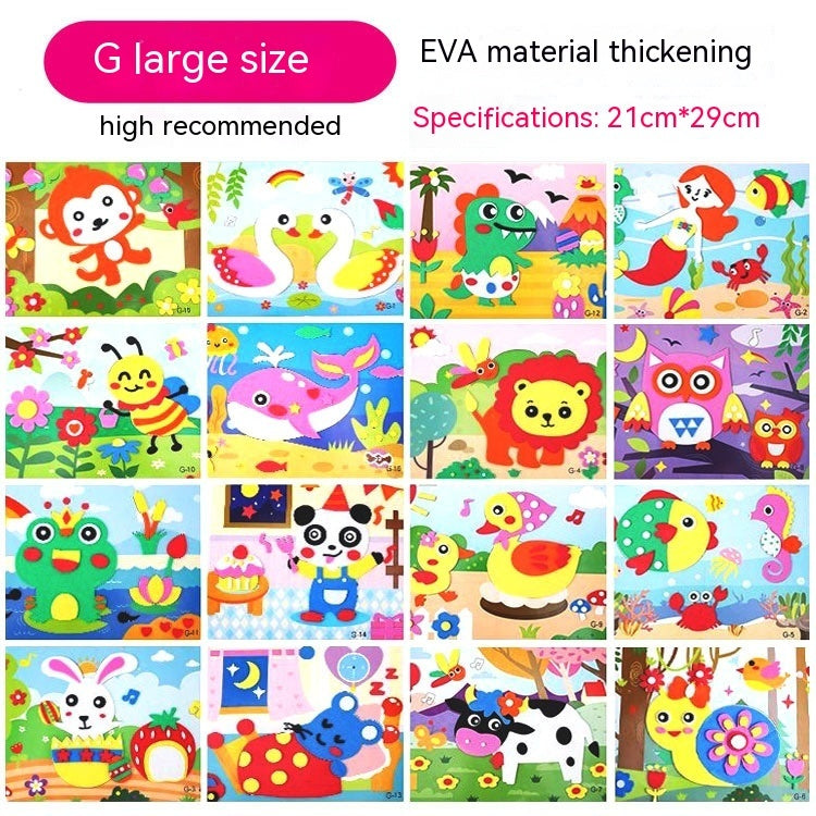 Creative Printed 3D Stickers For Children