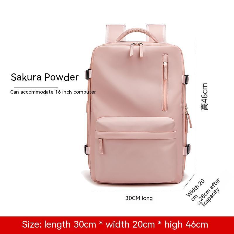 Expansion Backpack Women's Casual Dry Wet Separation Backpack