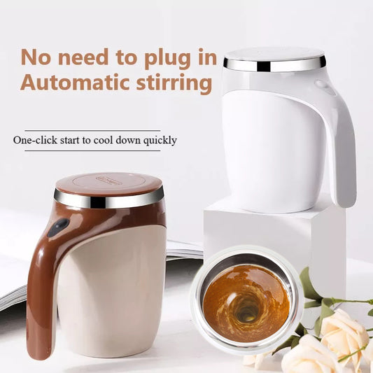 Wiederaufladbares Modell Automatischer Rührbecher Kaffeetasse Hochwertiger elektrischer Rührbecher Lazy Milkshake Rotierender magnetischer Wasserbecher