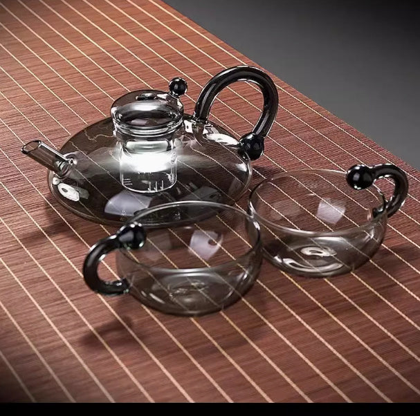 Glass Afternoon Tea Mouse Heating Teapot Home New High-end European Tea Separation Pot