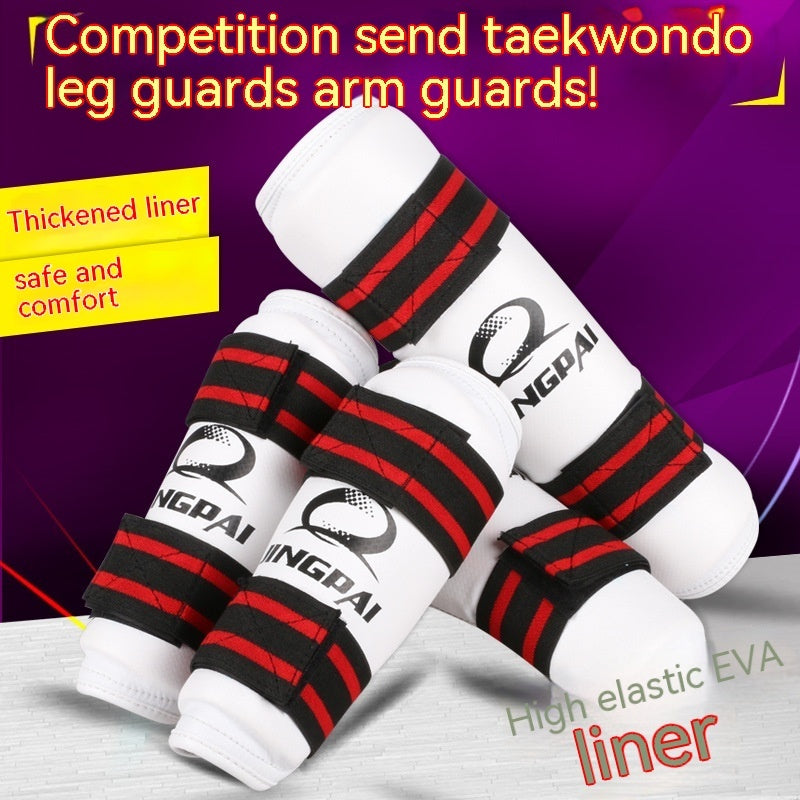 Taekwondo Leggings And Armband Combination Protective Gear