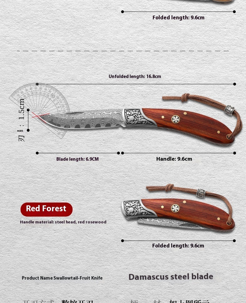 VG10 Folding Portable Mini Outdoor Knife