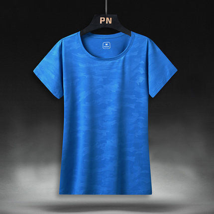 Silk Quick-drying Shirt Round Neck Men's Gas T-shirt