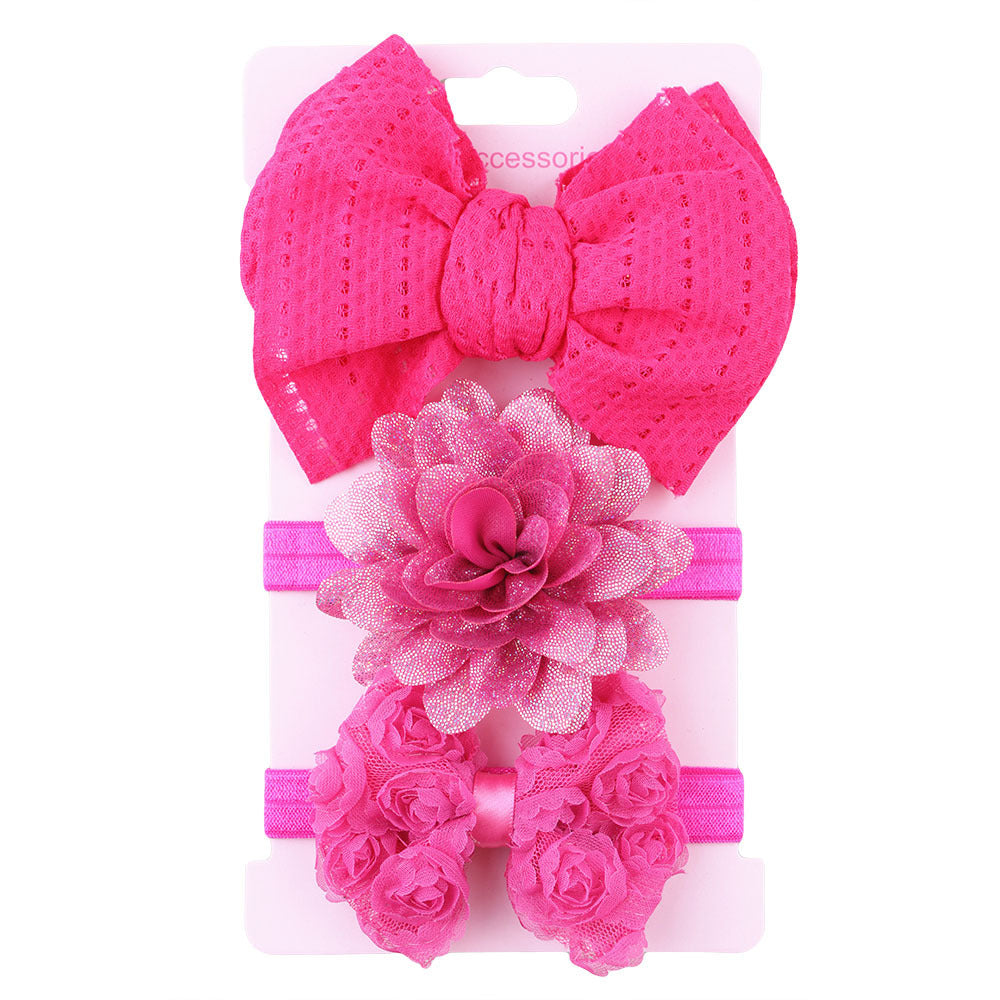 Baby Head Flower Child Bow Headdress