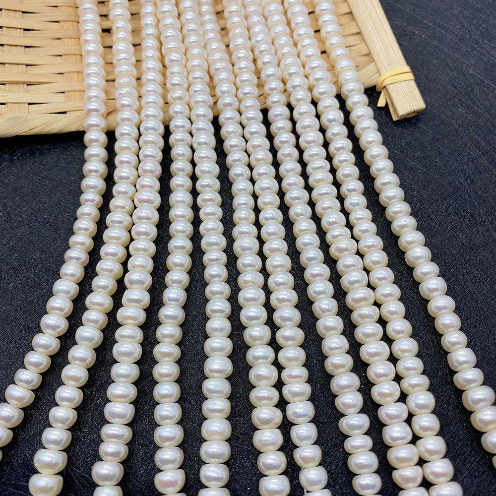 Natural Freshwater Pearl Loose Bead Jewelry Necklace Accessories