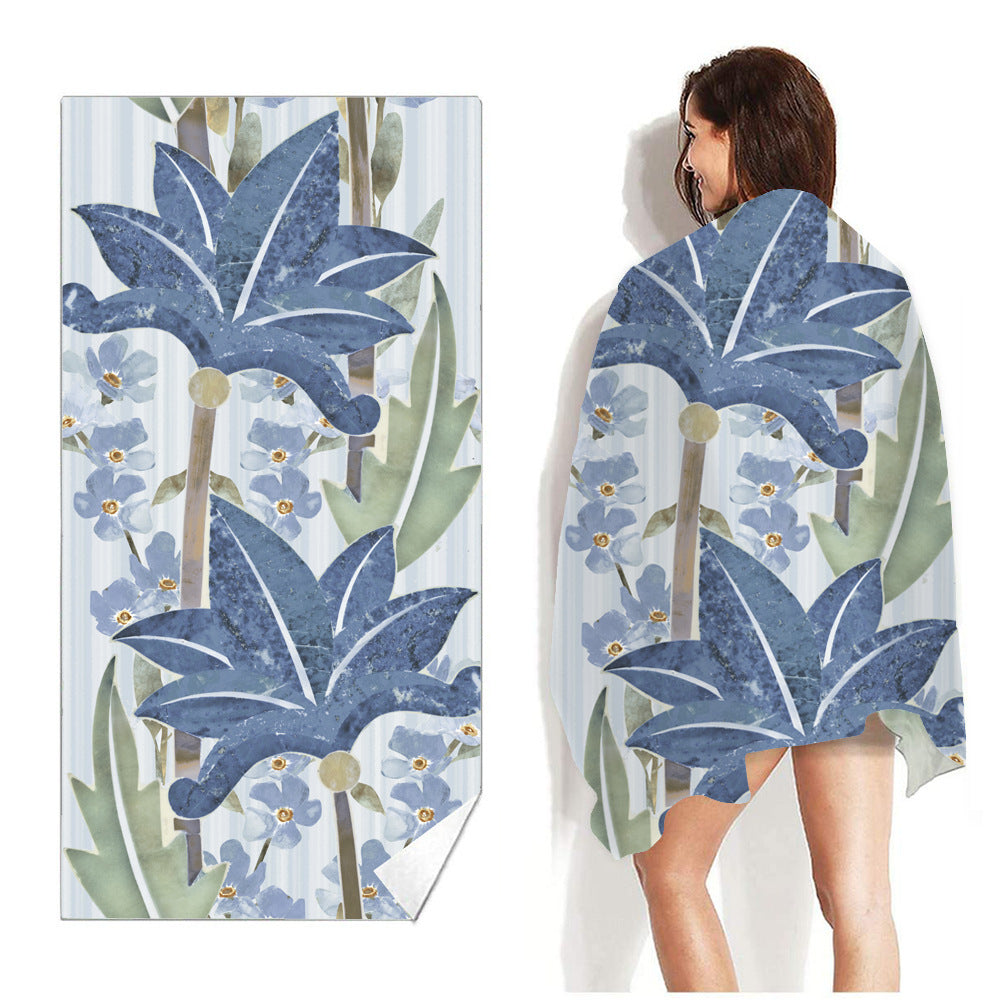 Beach Towel Printed Swimming Sweat Towel